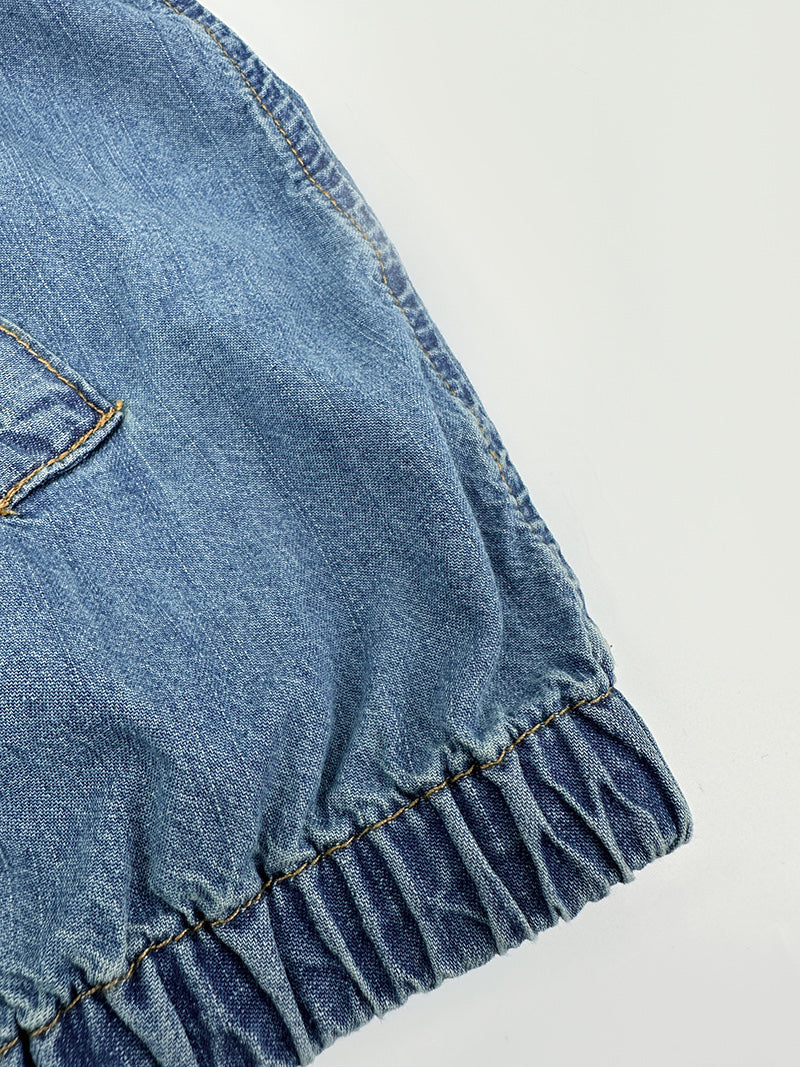 2026 New MM Embroidered Logo Denim Jacket (BB894-B65)