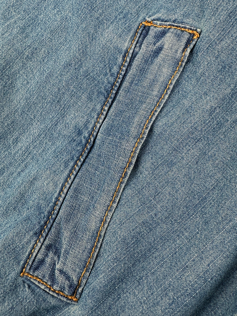2026 New MM Embroidered Logo Denim Jacket (BB894-B65)