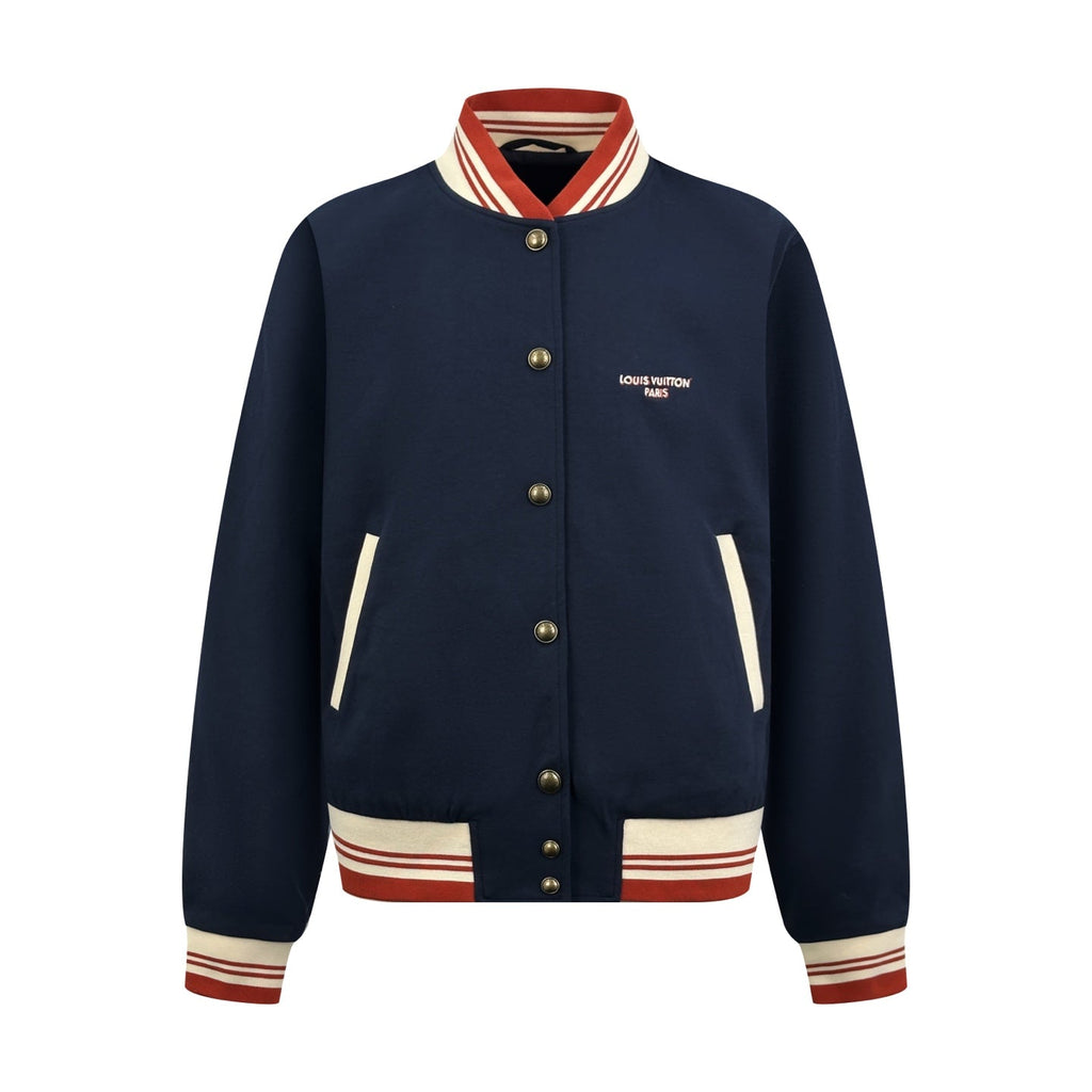 2026 New Model LY Embroidered Color-Contrasting Baseball Jacket (AA666-B60)