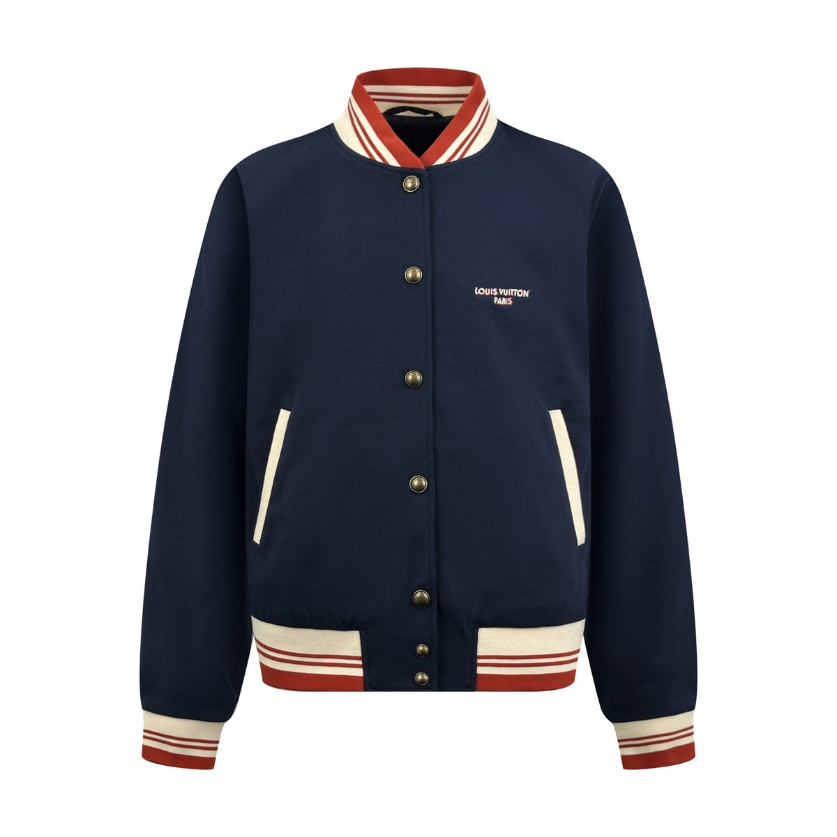 2026 New Model LY Embroidered Color-Contrasting Baseball Jacket (AA666-B60)