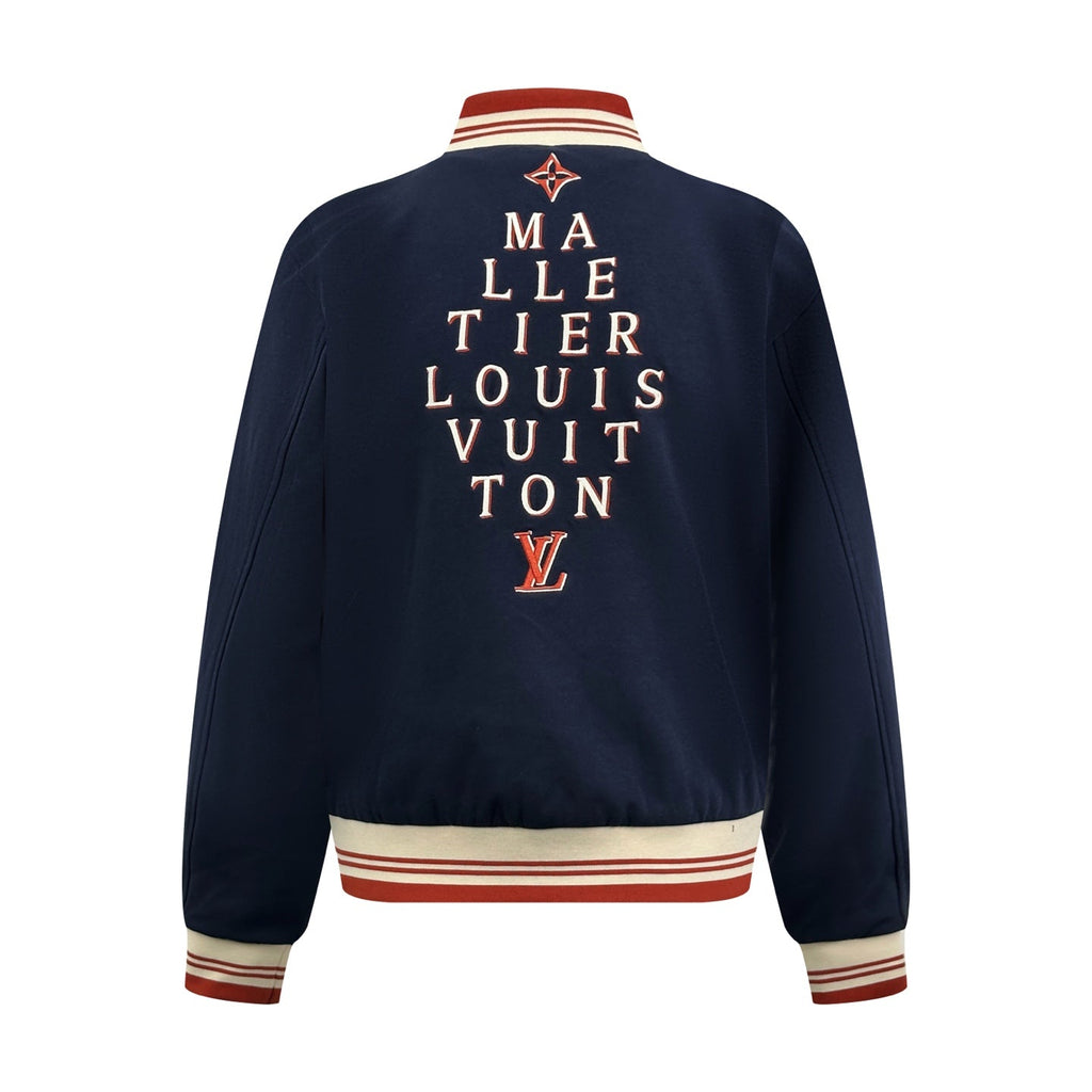 2026 New Model LY Embroidered Color-Contrasting Baseball Jacket (AA666-B60)