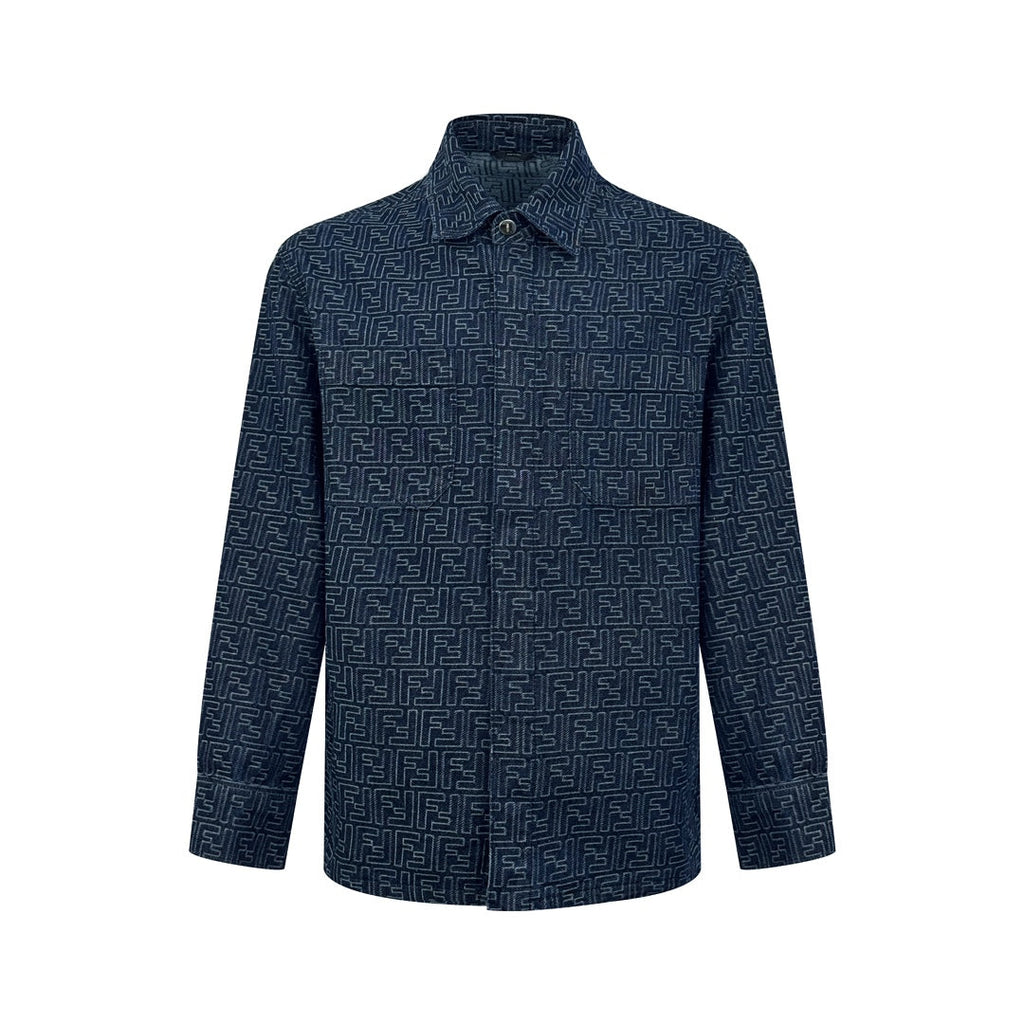 2026 New FF Plaid Denim Jacket (25322-B70)