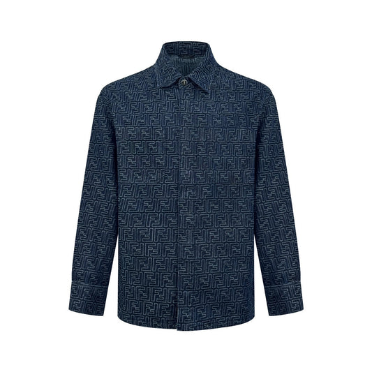 2026 New FF Plaid Denim Jacket (25322-B70)