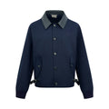 2026 New Model CD Embroidered Snapback Leather Collar Jacket (AA665-C10)