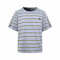 2026 Women's Triangle Brand Logo Striped Short Sleeve (FF791)