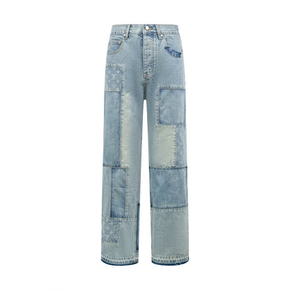 2026 new model LY logo patchwork jeans (BB885-C15)