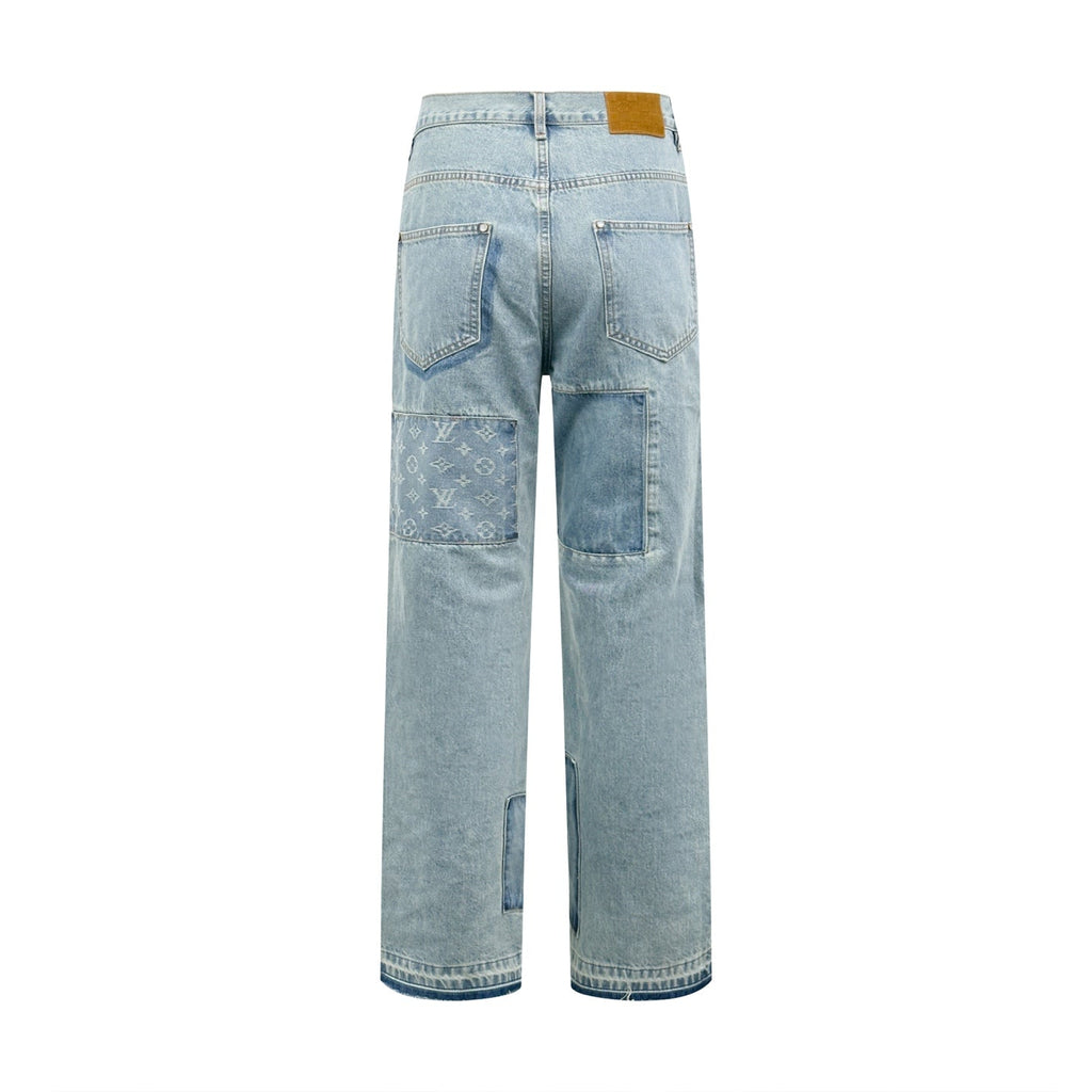 2026 new model LY logo patchwork jeans (BB885-C15)