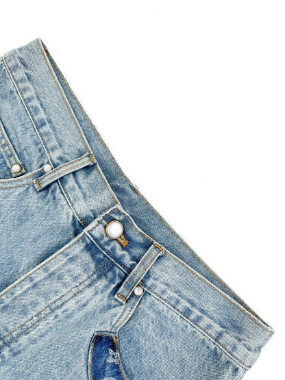 2026 new model LY logo patchwork jeans (BB885-C15)