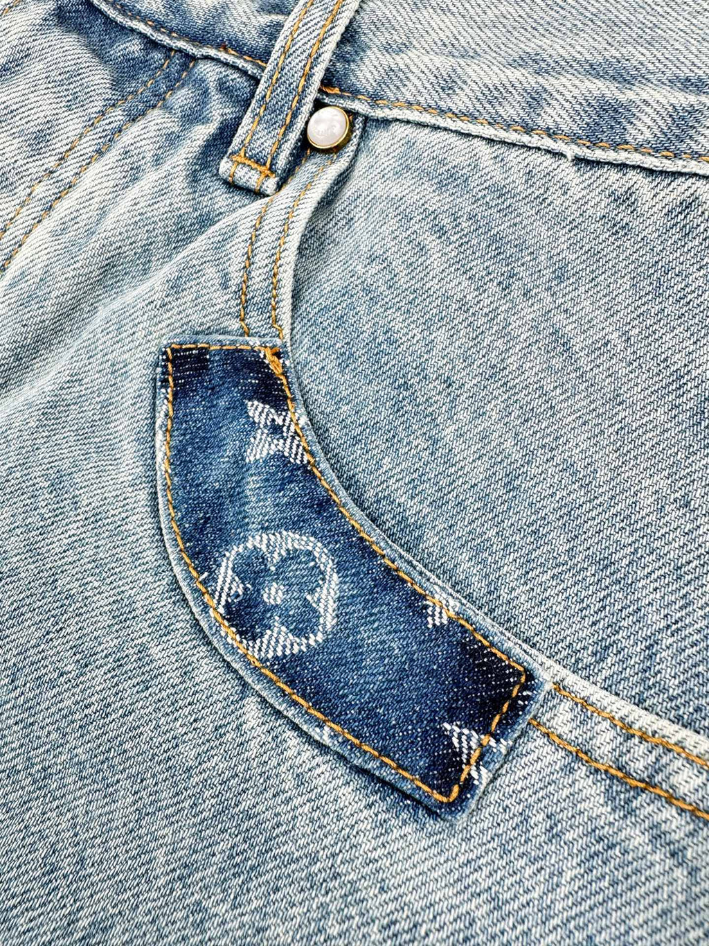 2026 new model LY logo patchwork jeans (BB885-C15)