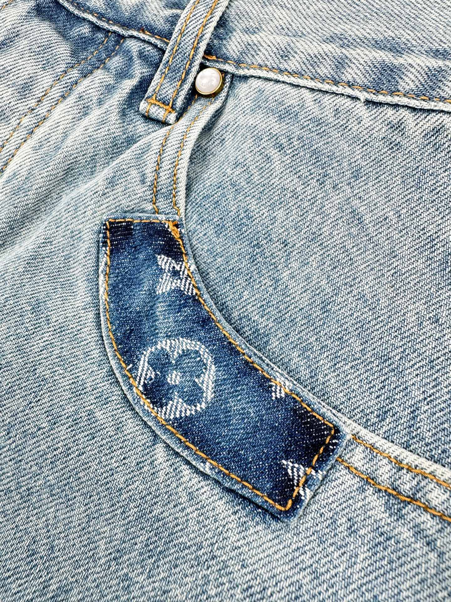 2026 new model LY logo patchwork jeans (BB885-C15)
