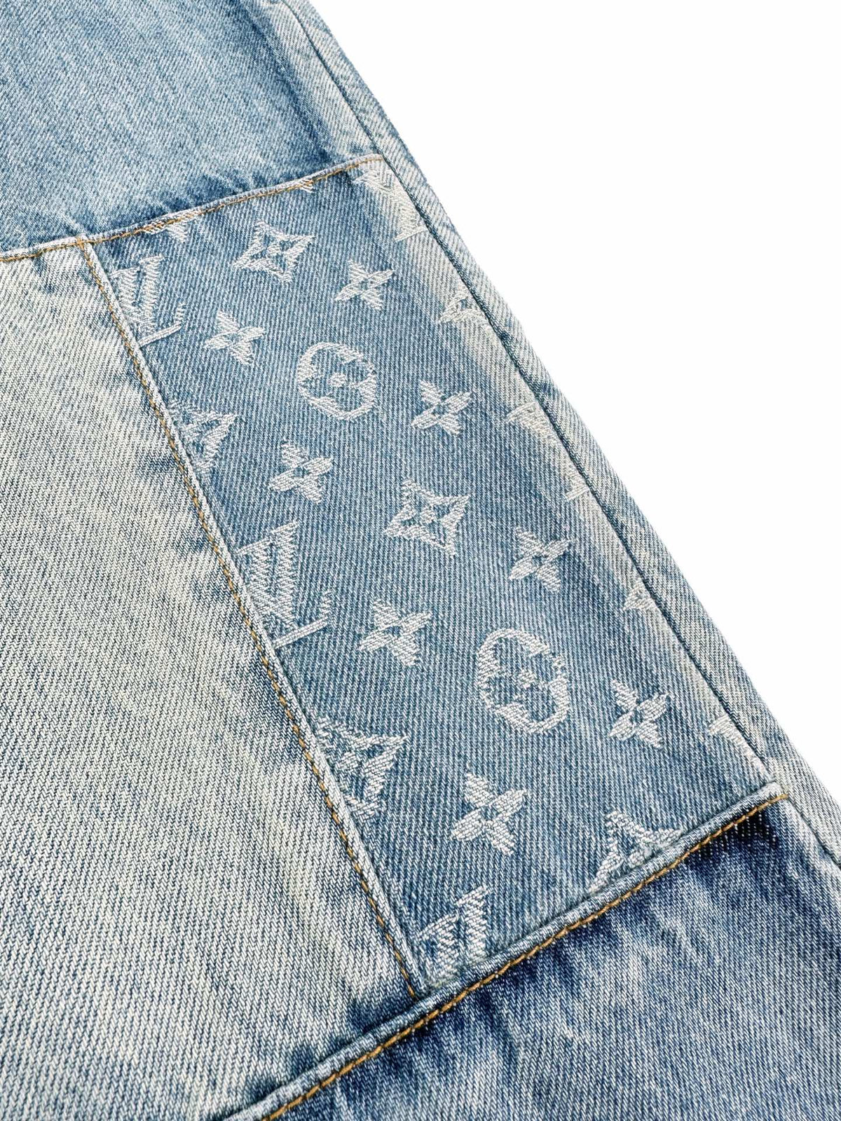 2026 new model LY logo patchwork jeans (BB885-C15)