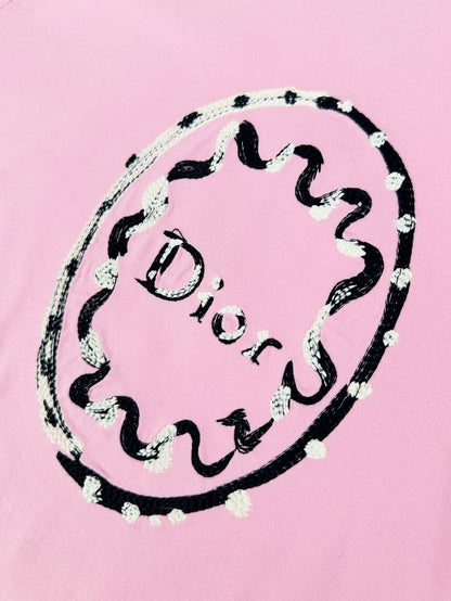 2026 Women's CD Embroidered Short Sleeve (DD168)