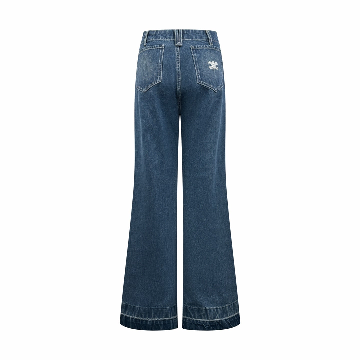 2026 Women's Ce Logo Flared Denim Jeans (EE427)