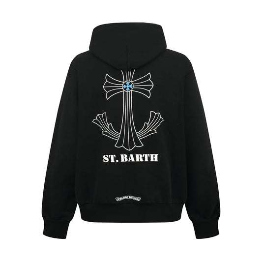 2026 New Model CH Cross-Design Printed Hooded Sweatshirt (AA676-B10)