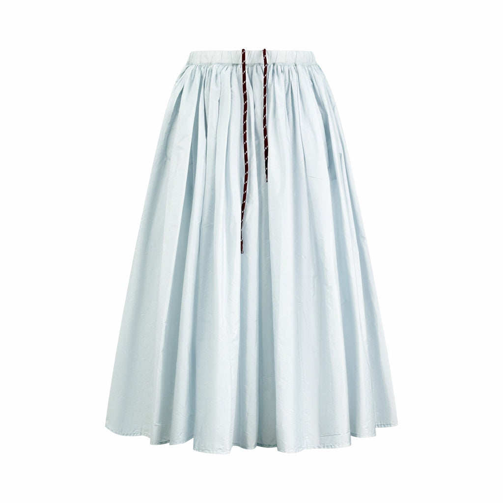 2026 Women's Triangle Brand Triangle Pattern Pleated Long Dress (FF770)