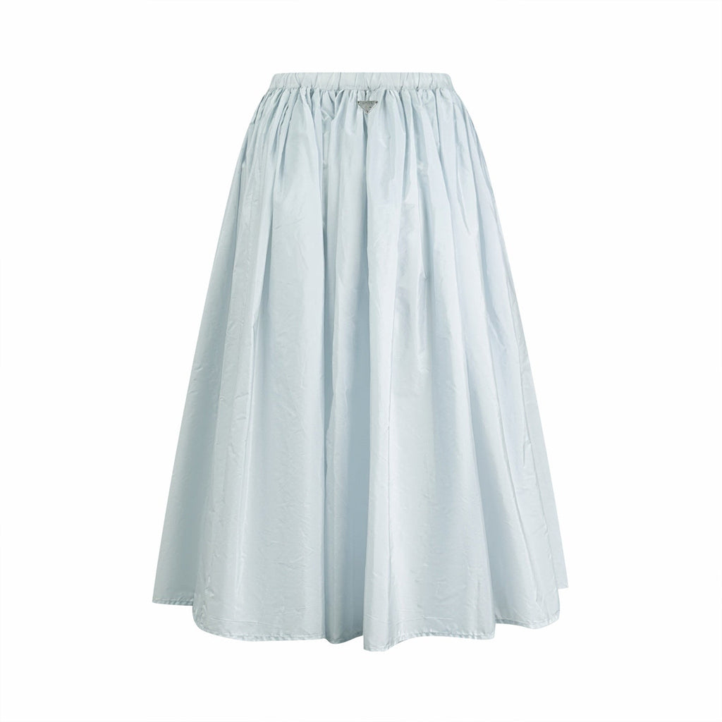 2026 Women's Triangle Brand Triangle Pattern Pleated Long Dress (FF770)