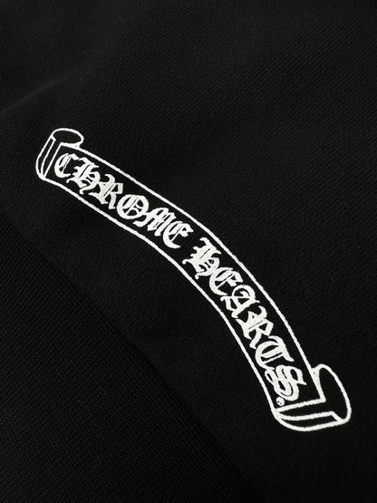 2026 Women's CH Cross-Design Printed Hooded Sweatshirt (DD158)