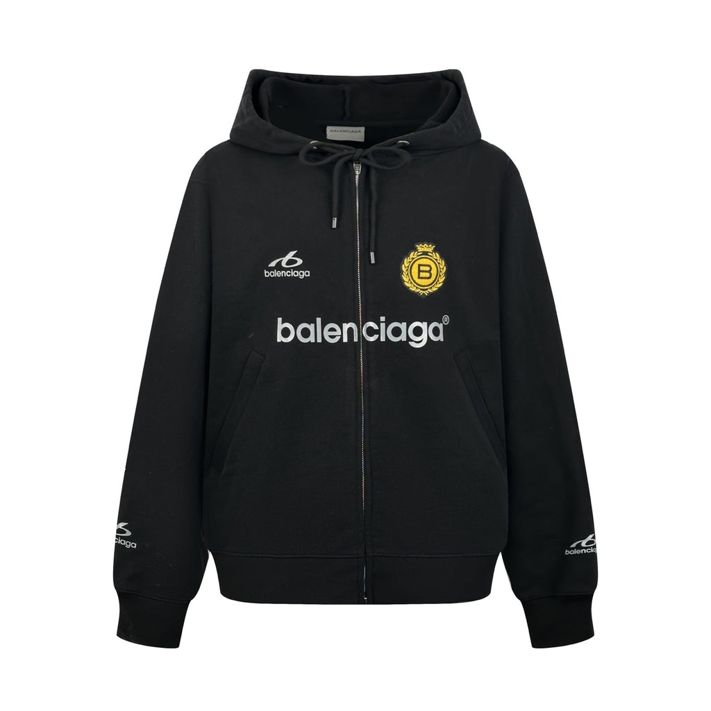 2026 New Style Balen Printed Zippered Hooded Coat (AA668-B65)