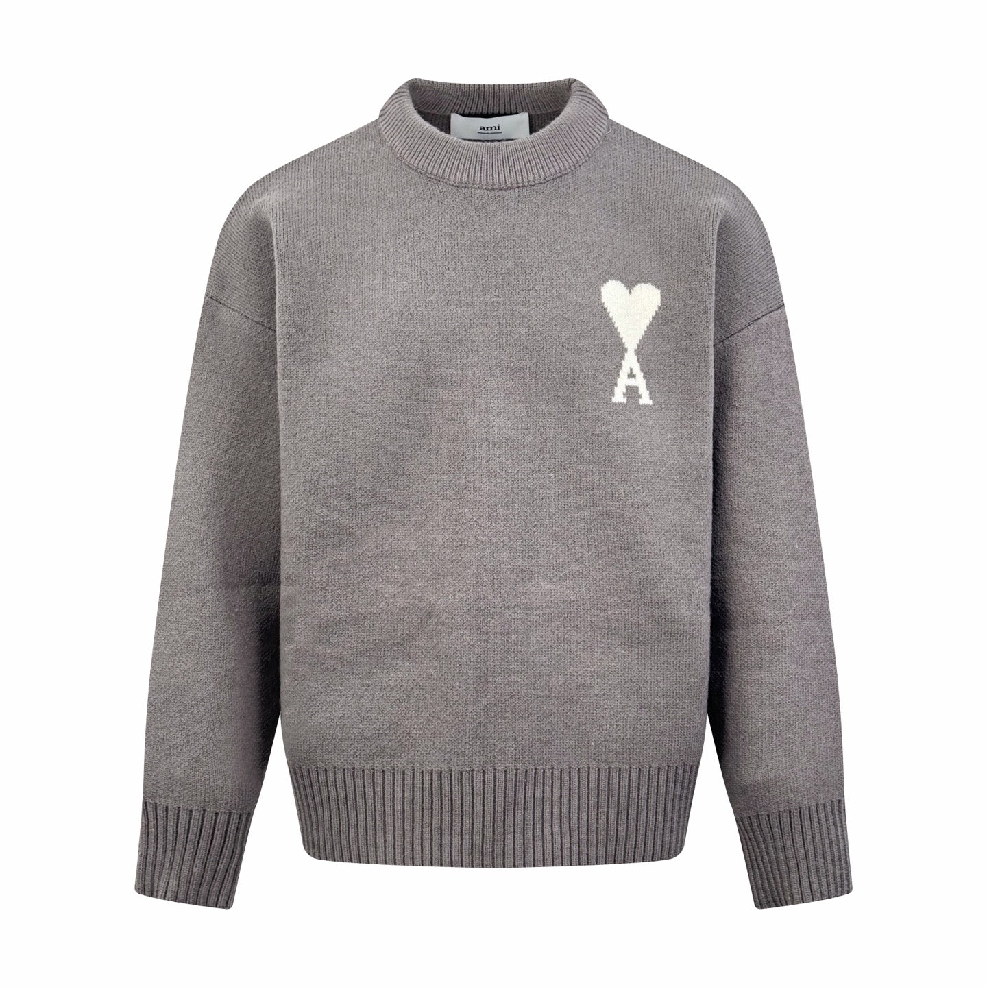 2026 New Model Heart A Heart Patterned Round-neck Sweater (25374-B15)