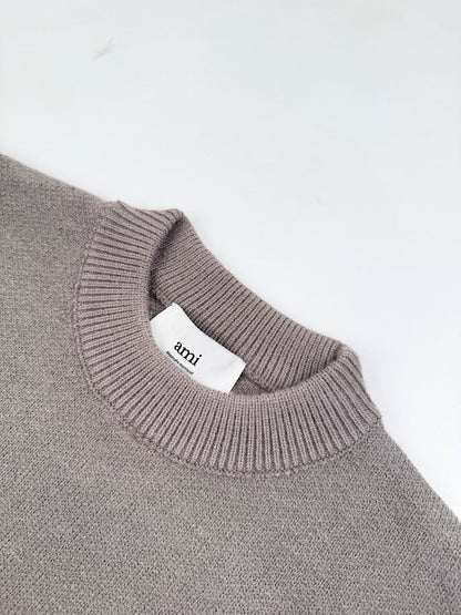 2026 New Model Heart A Heart Patterned Round-neck Sweater (25374-B15)