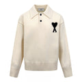 2026 New Model Heart A Heart Patterned Knitted Polo Shirt (25366-B25)
