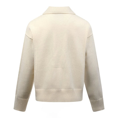2026 New Model Heart A Heart Patterned Knitted Polo Shirt (25366-B25)