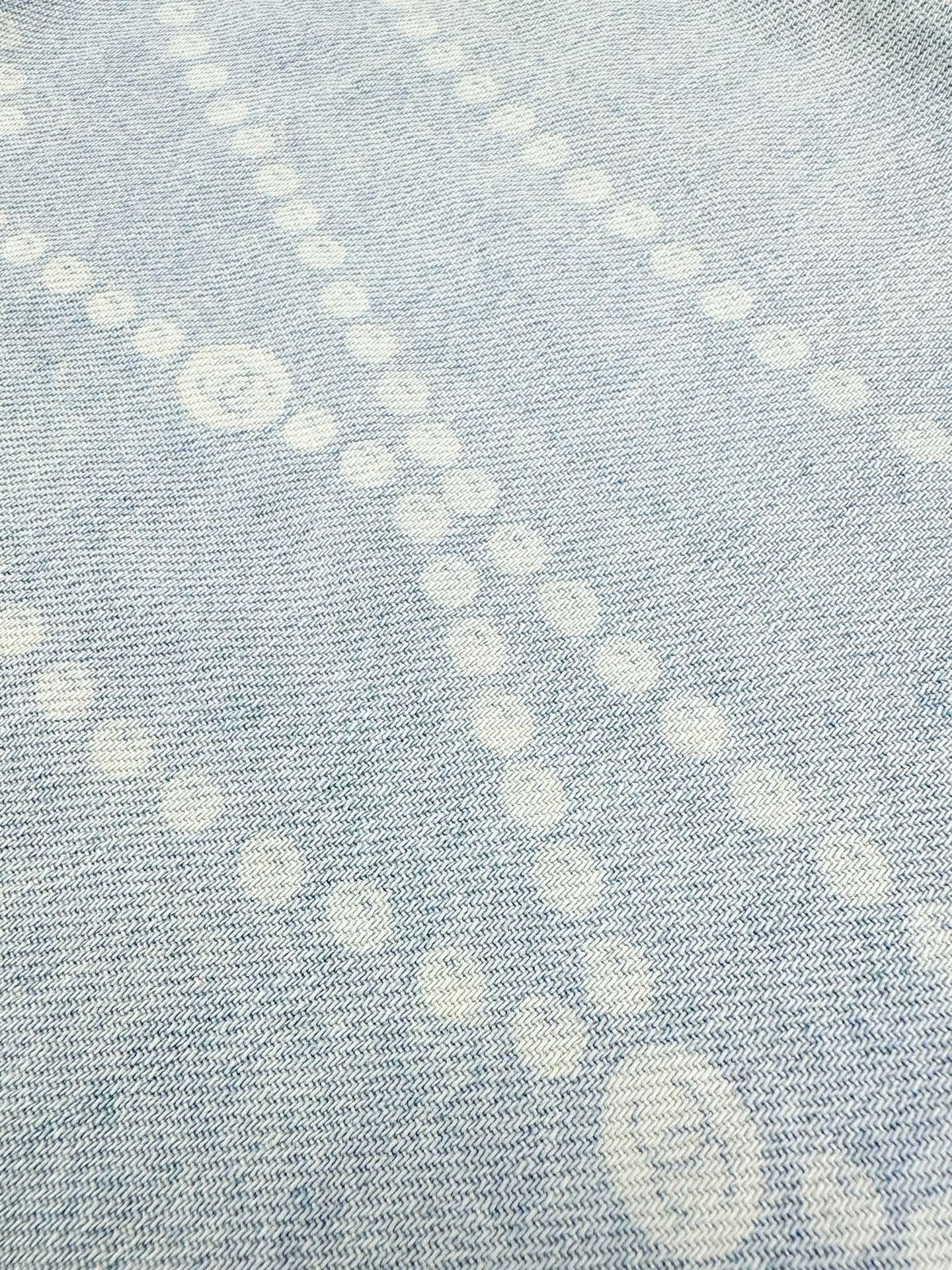 2026 Women's CC Logo Washed Denim Pearl Shirt (FF805)