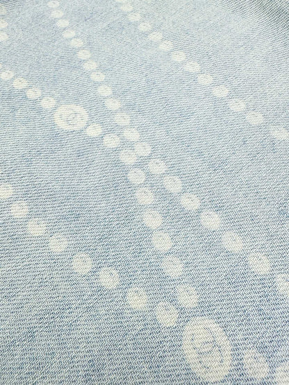 2026 Women's CC Logo Washed Denim Pearl Shirt (FF805)