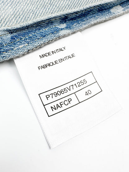 2026 Women's CC Logo Washed Denim Pearl Shirt (FF805)