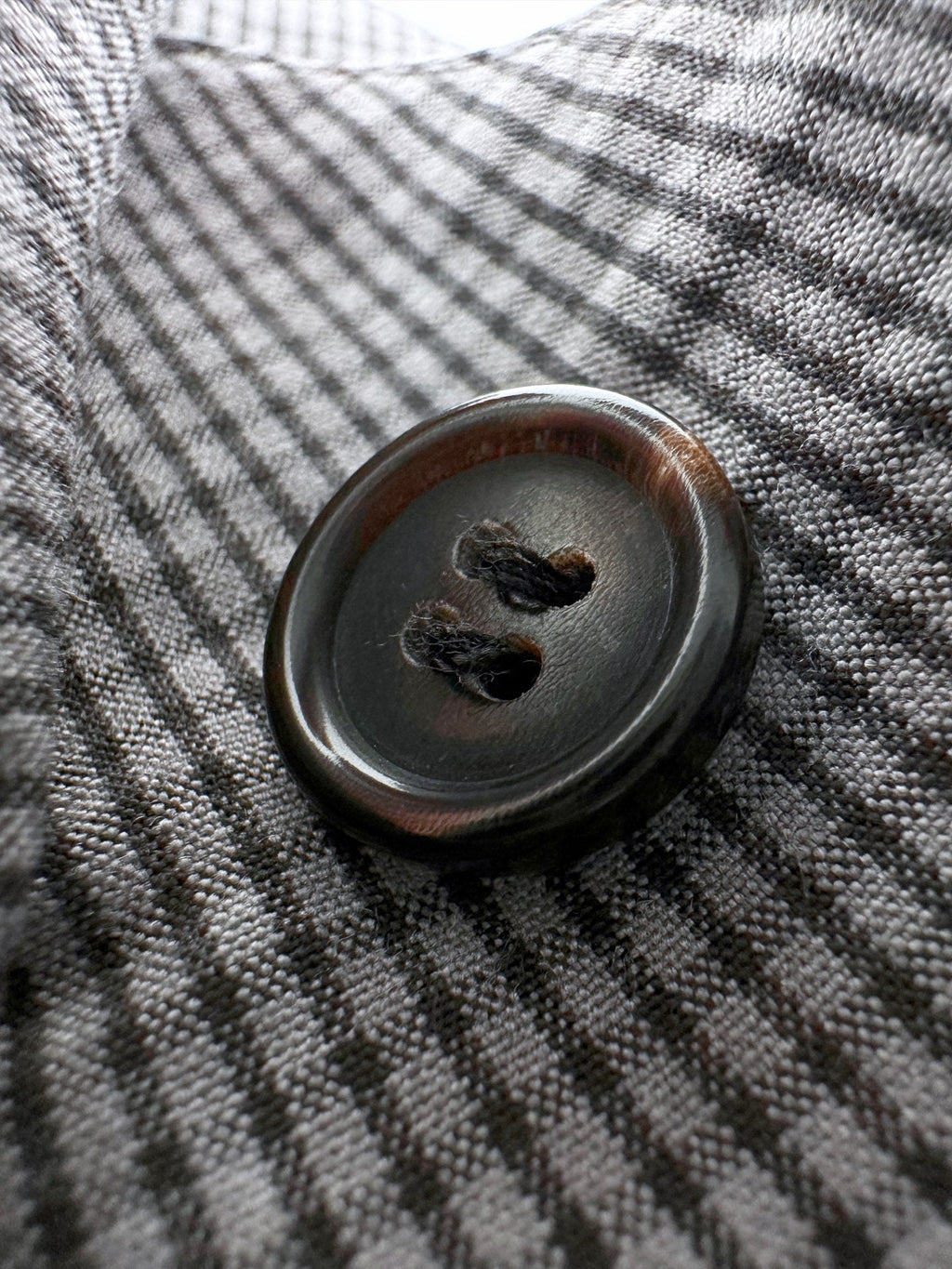 2026 Women's MM Logo Check Pattern Zip-Up Coat (FF797)