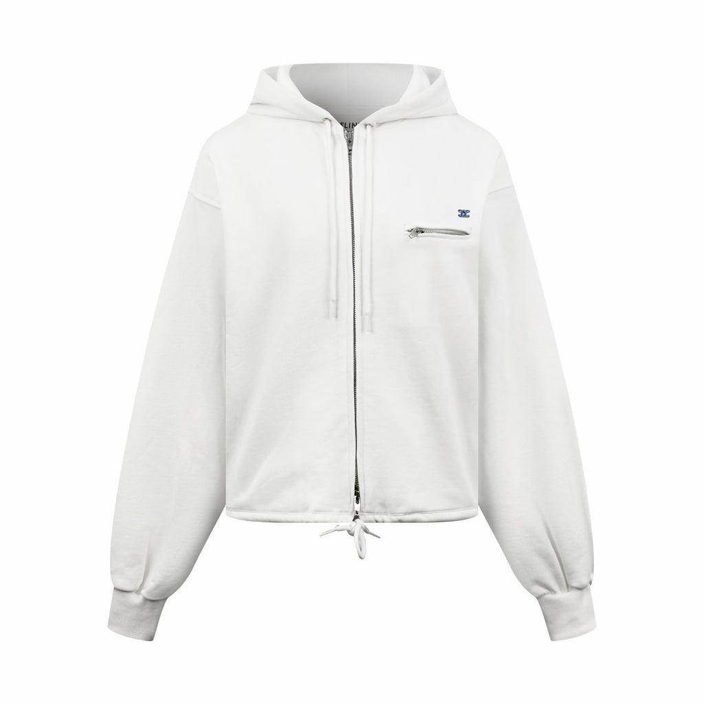 2026 Women's Ce Logo Embroidered Zipper Coat (FF795)