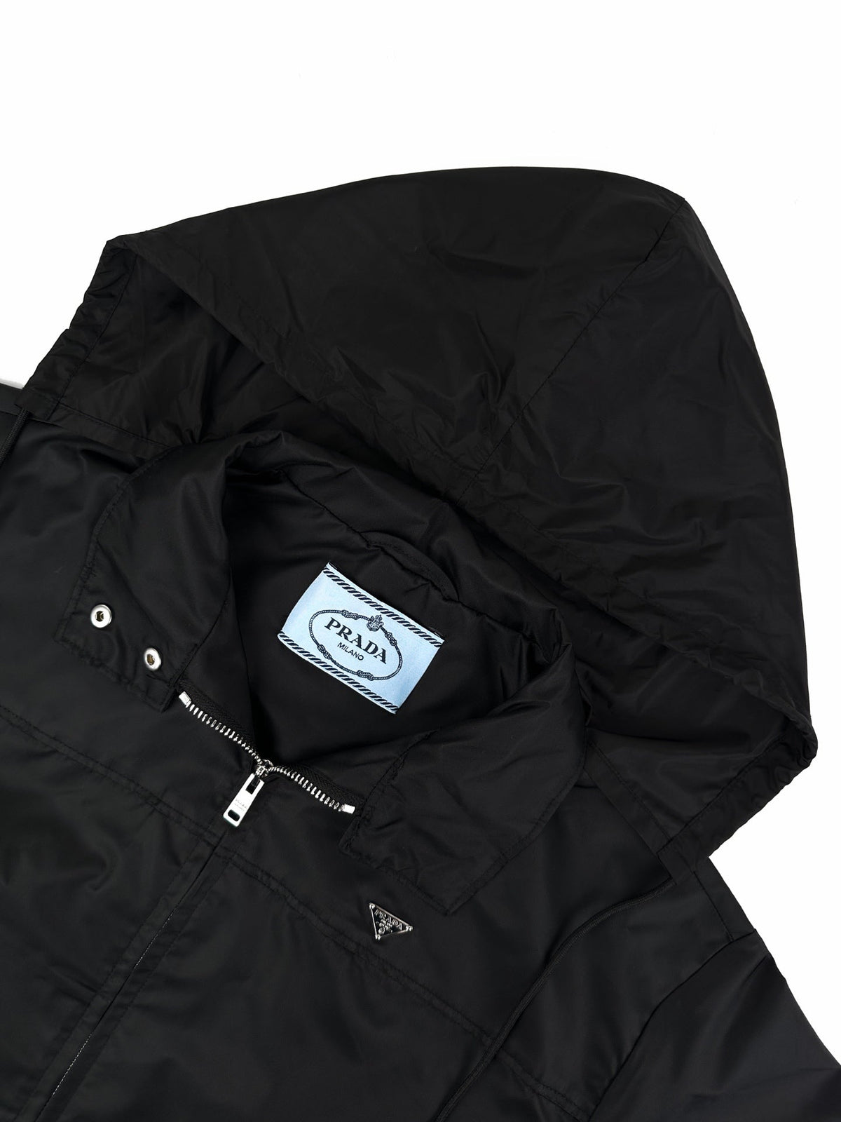 2026 Women's Triangle Brand Hooded Zip-Up Coat (DD169)