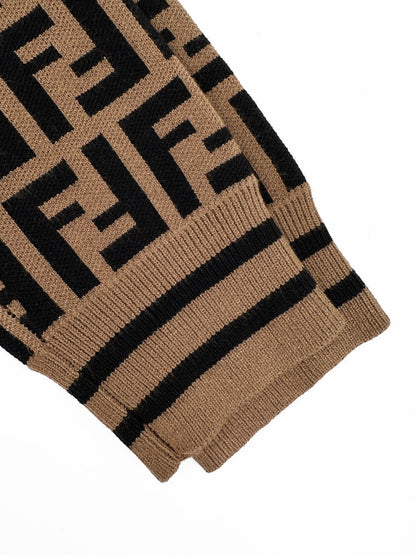 2026 Women's FF Full-Print Round-neck Sweater (DD170)