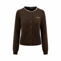 2026 Women's MM Logo Beaded Blazer Sweater (DD159)