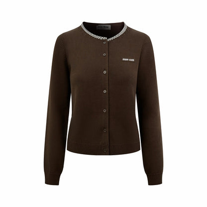 2026 Women's MM Logo Beaded Blazer Sweater (DD159)
