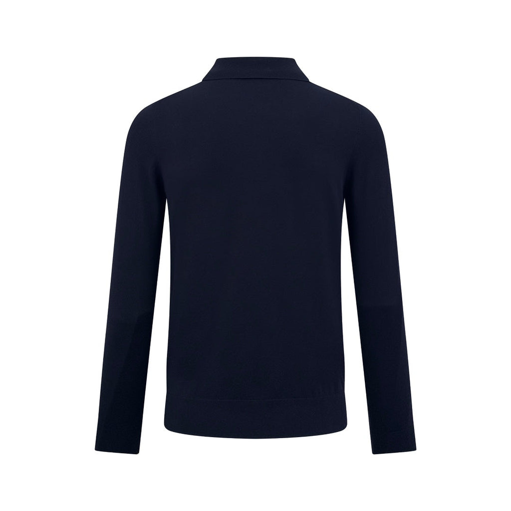 2026 New Model Triangle Brand Embroidered Zipper Long-Sleeved Polo Shirt (25317-B20)