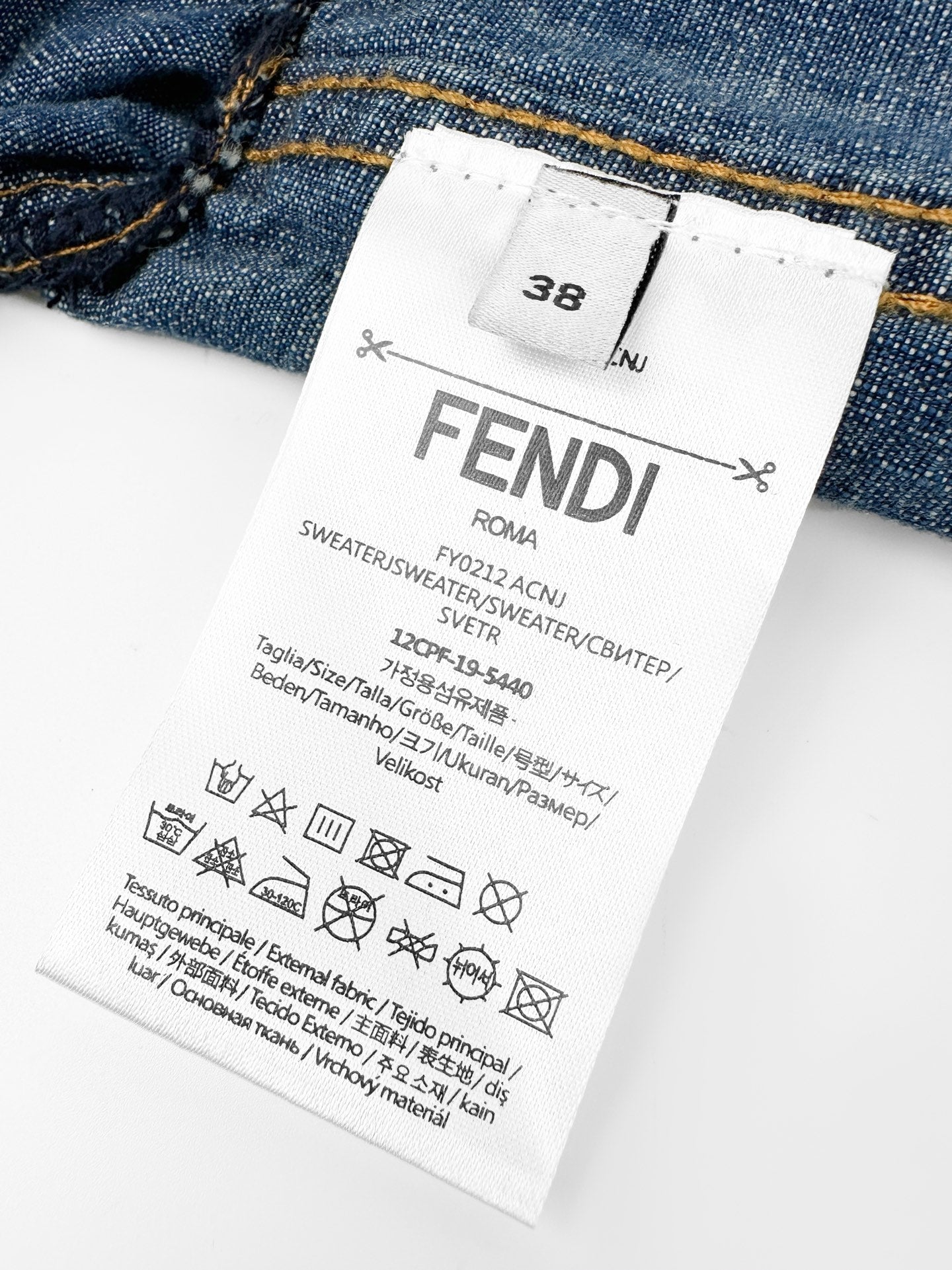 2026 Women's FF Leather Patch Denim Jacket (EE436)
