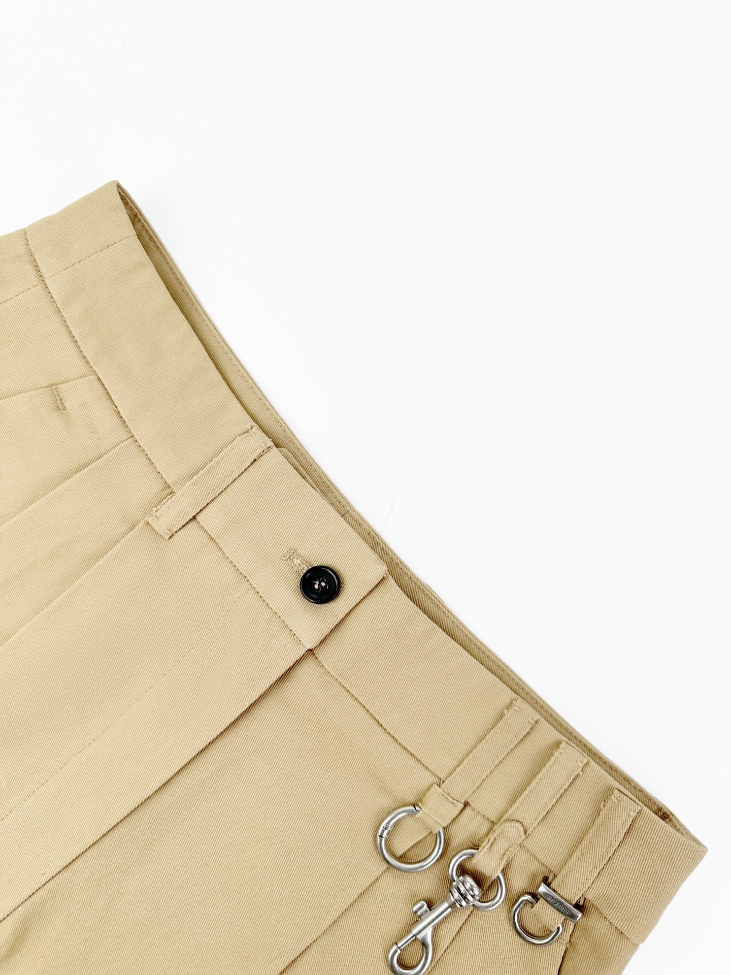 2026 Women's MM Logo Metallic Short Skirt (FF796)