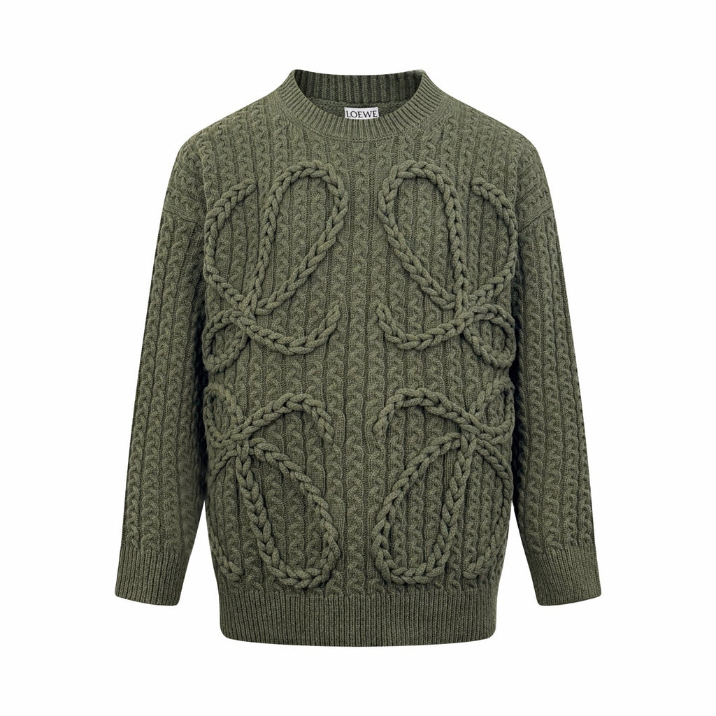 2026 New Style Way Twisted Knit Sweater (25387-B70)