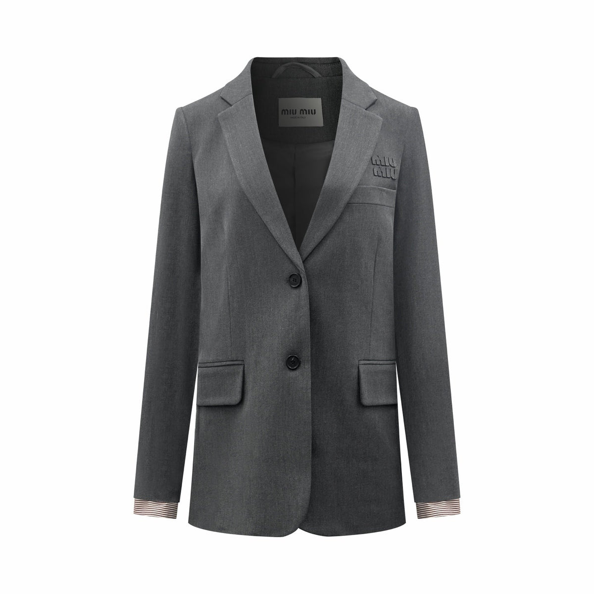 2026 Women's MM Logo Single-Piece Wool Suit (EE430)