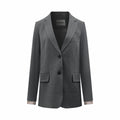 2026 Women's MM Logo Single-Piece Wool Suit (EE430)