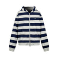 2026 New Model MM Logo Striped Hooded Coat (AA672-B75)