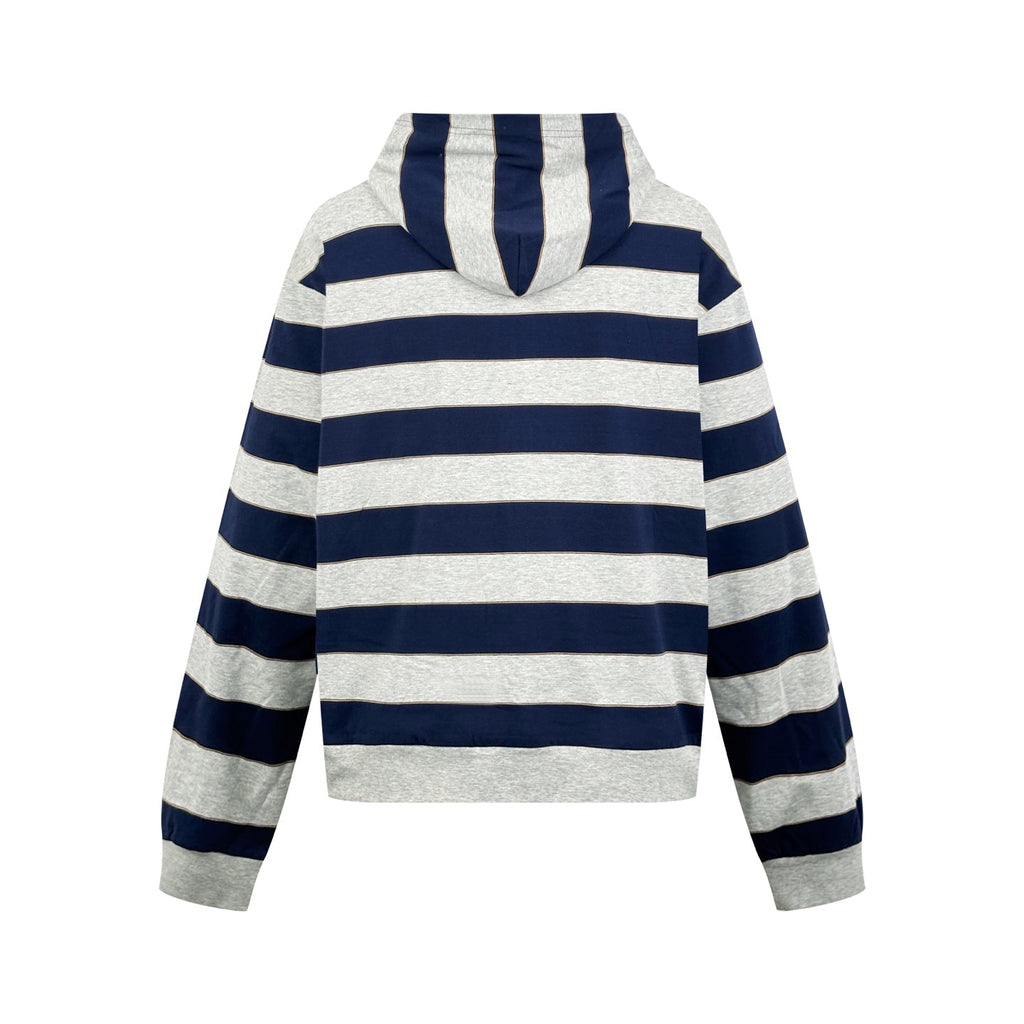2026 New Model MM Logo Striped Hooded Coat (AA672-B75)