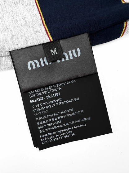 2026 New Model MM Logo Striped Hooded Coat (AA672-B75)