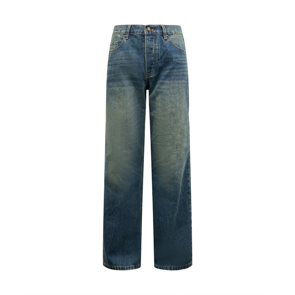 2026 New Model LY Leather Detail Pockets Denim Jeans (BB4018-B80)