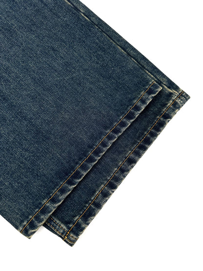2026 New Model LY Leather Detail Pockets Denim Jeans (BB4018-B80)