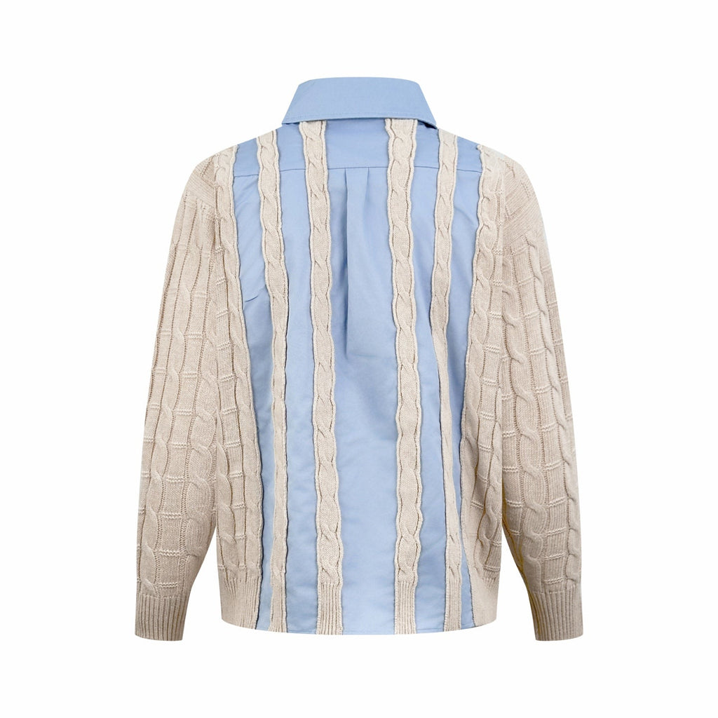 2026 Women's Way Embroidered Wool Blend Shirt (DD115)