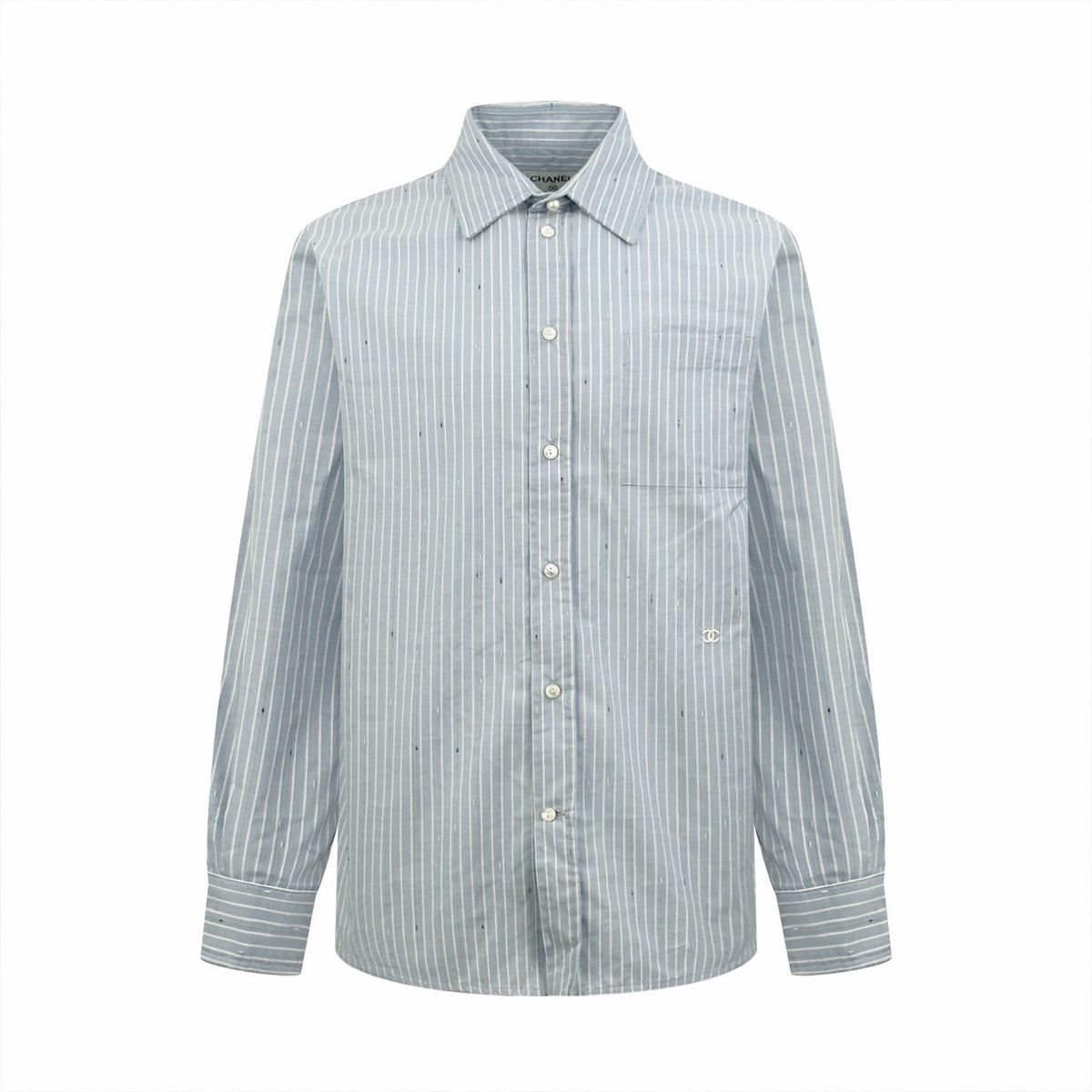 2026 Women's CC Double C Embroidered Striped Shirt (FF804)