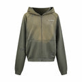 2026 Women's Acn Printed Weathered Logo Hooded Coat (FF782)
