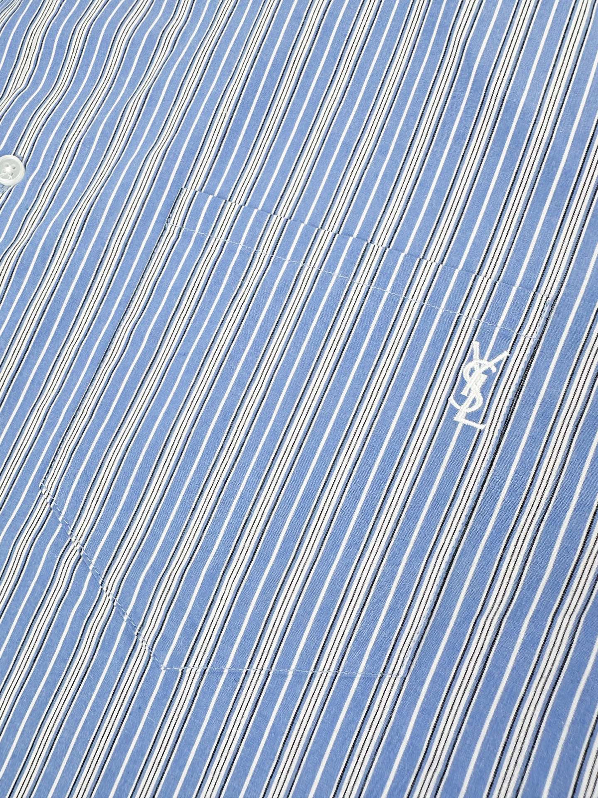 2026 New Edition Saint L Logo Embroidered Striped Shirt (BB4004-B35)